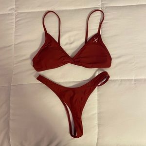 BoutineLA Plum Bikini Set